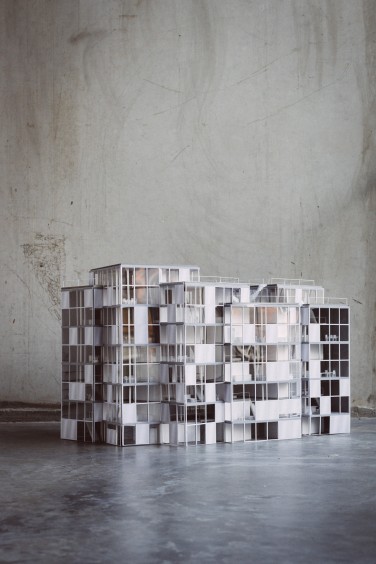 Modell der Baugruppe „Kurfürstenstraße 142“