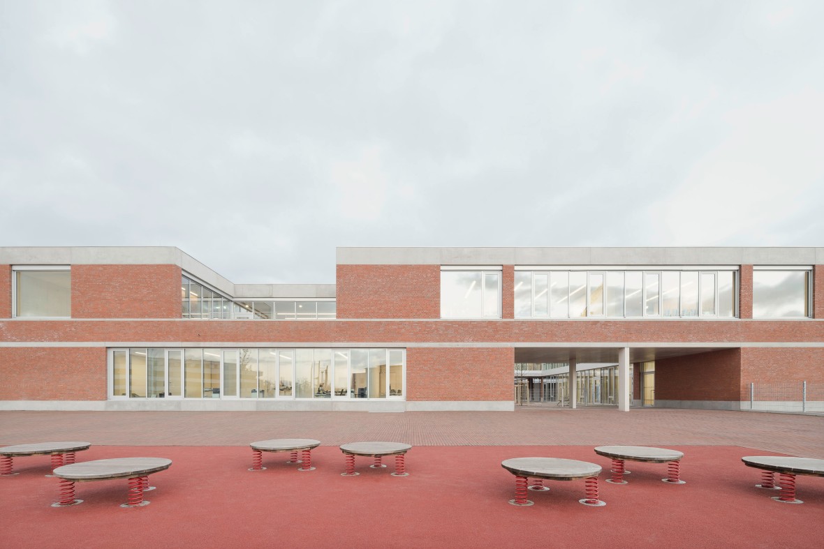 Bildungscampus Luise Büchner, Darmstadt, Waechter + Waechter Architekten. Foto: Brigida Gonzalez