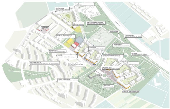 Frankfurt am Main: Eschersheim Nord, Städtebaulicher Entwurf 2018