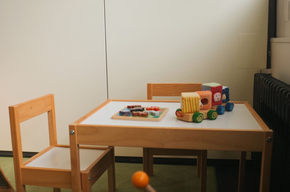 Eltern-Kind-Raum. Foto: Oskar Gerspach