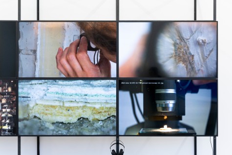 Ausstellungsansicht »The Matter of Data«, CDA, Berlin, 2020.